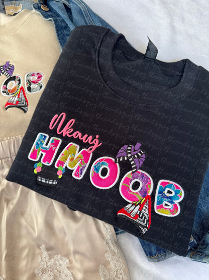 Nkauj Hmoob Hats CUSTOMIZATION Crewneck/Hoodie (PRE-ORDER)