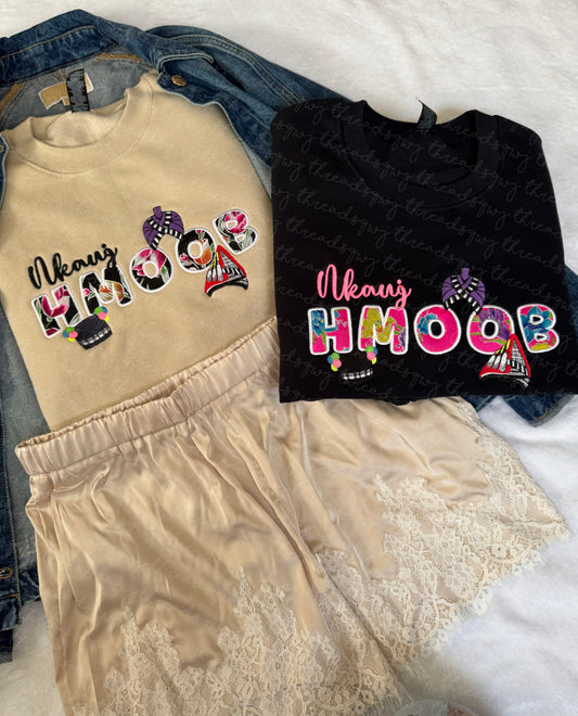 Nkauj Hmoob Hats CUSTOMIZATION Crewneck/Hoodie (PRE-ORDER)