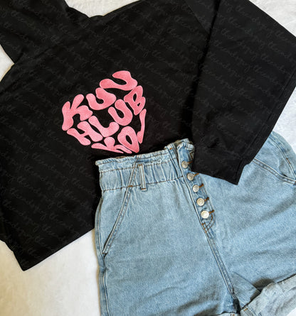 "Kuv Hlub Koj" Retro Heart CUSTOMIZATION Hoodie (PRE-ORDER)